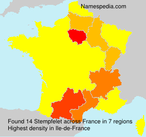 Surname Stempfelet in France Surname Stempfelet in France