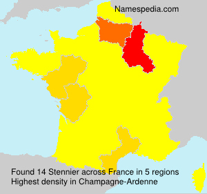Surname Stennier in France Surname Stennier in France