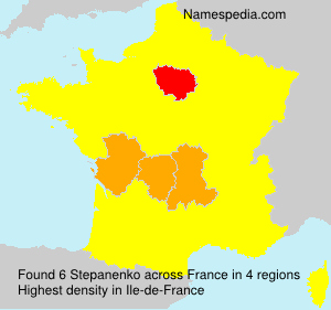 Surname Stepanenko in France Surname Stepanenko in France