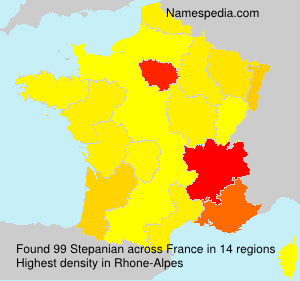 Surname Stepanian in France Surname Stepanian in France