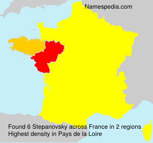 Surname Stepanovsky in France Surname Stepanovsky in France