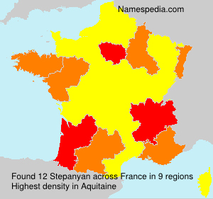 Surname Stepanyan in France Surname Stepanyan in France