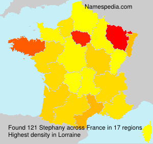 Surname Stephany in France Surname Stephany in France
