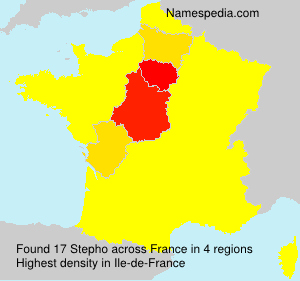 Surname Stepho in France Surname Stepho in France