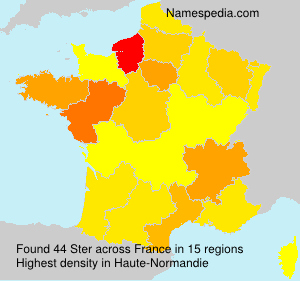 Surname Ster in France Surname Ster in France
