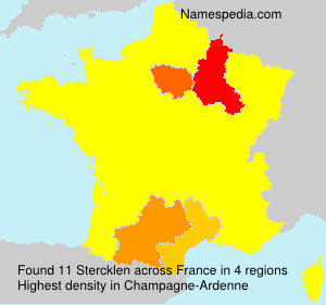 Surname Stercklen in France Surname Stercklen in France