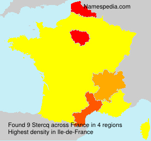 Surname Stercq in France