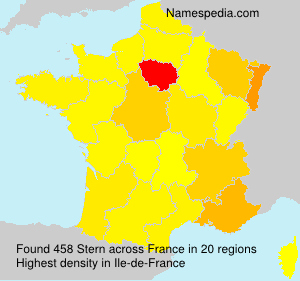 Surname Stern in France Surname Stern in France