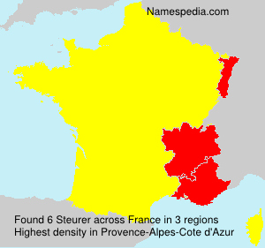 Surname Steurer in France Surname Steurer in France