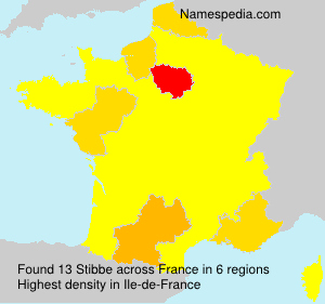 Surname Stibbe in France Surname Stibbe in France