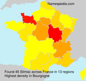Surname Stimac in France Surname Stimac in France