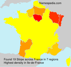 Surname Stirpe in France Surname Stirpe in France