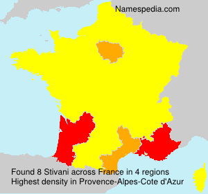 Surname Stivani in France Surname Stivani in France