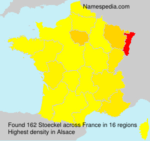 Surname Stoeckel in France Surname Stoeckel in France