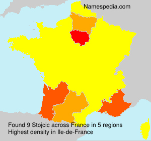 Surname Stojcic in France Surname Stojcic in France