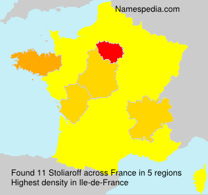 Surname Stoliaroff in France Surname Stoliaroff in France