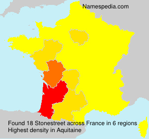 Surname Stonestreet in France Surname Stonestreet in France