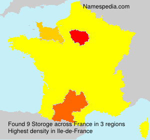 Surname Storoge in France Surname Storoge in France
