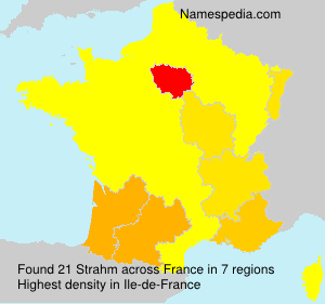 Surname Strahm in France Surname Strahm in France