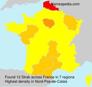 Surname Strak in France Surname Strak in France