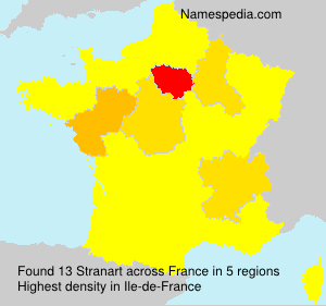 Surname Stranart in France Surname Stranart in France