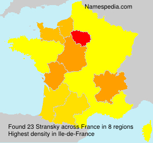 Surname Stransky in France Surname Stransky in France