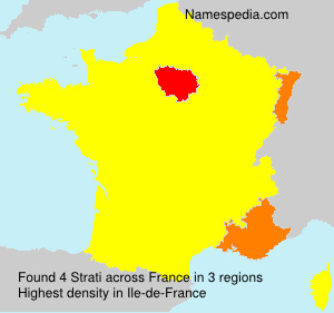 Surname Strati in France Surname Strati in France