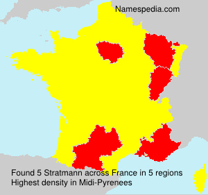 Surname Stratmann in France Surname Stratmann in France