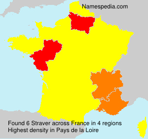 Surname Straver in France Surname Straver in France