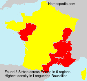Surname Strbac in France Surname Strbac in France