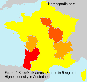 Surname Streefkerk in France Surname Streefkerk in France