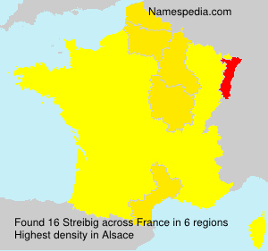 Surname Streibig in France Surname Streibig in France