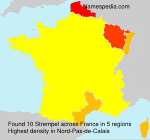 Familiennamen Strempel - France