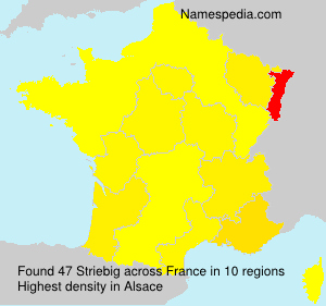 Surname Striebig in France Surname Striebig in France