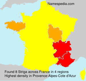 Surname Striga in France Surname Striga in France