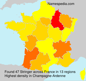 Surname Stringer in France Surname Stringer in France