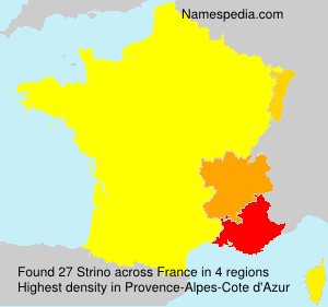 Surname Strino in France Surname Strino in France