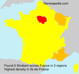 Surname Strobant in France Surname Strobant in France