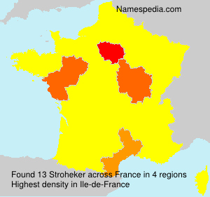 Surname Stroheker in France Surname Stroheker in France