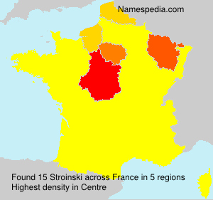 Surname Stroinski in France Surname Stroinski in France
