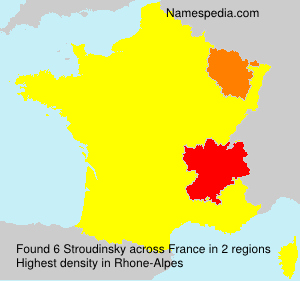 Surname Stroudinsky in France Surname Stroudinsky in France
