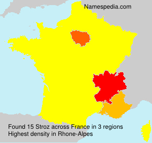 Surname Stroz in France Surname Stroz in France