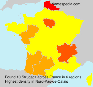 Surname Strugacz in France Surname Strugacz in France