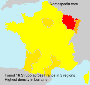 Surname Strupp in France Surname Strupp in France