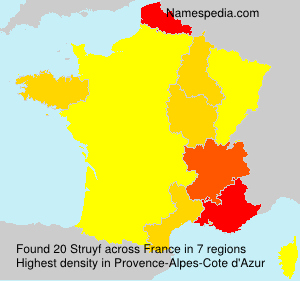 Surname Struyf in France Surname Struyf in France