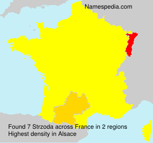 Surname Strzoda in France Surname Strzoda in France