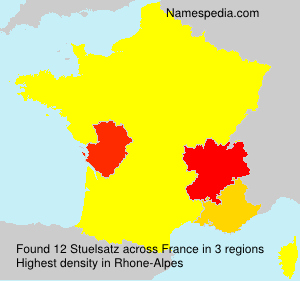 Surname Stuelsatz in France Surname Stuelsatz in France