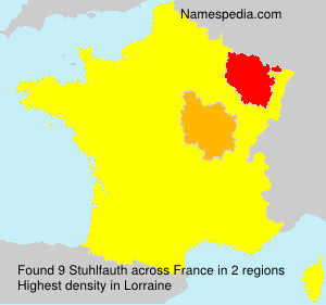Surname Stuhlfauth in France Surname Stuhlfauth in France