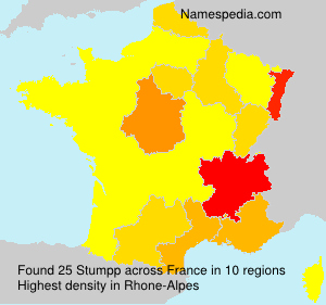 Surname Stumpp in France Surname Stumpp in France