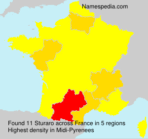 Surname Sturaro in France Surname Sturaro in France